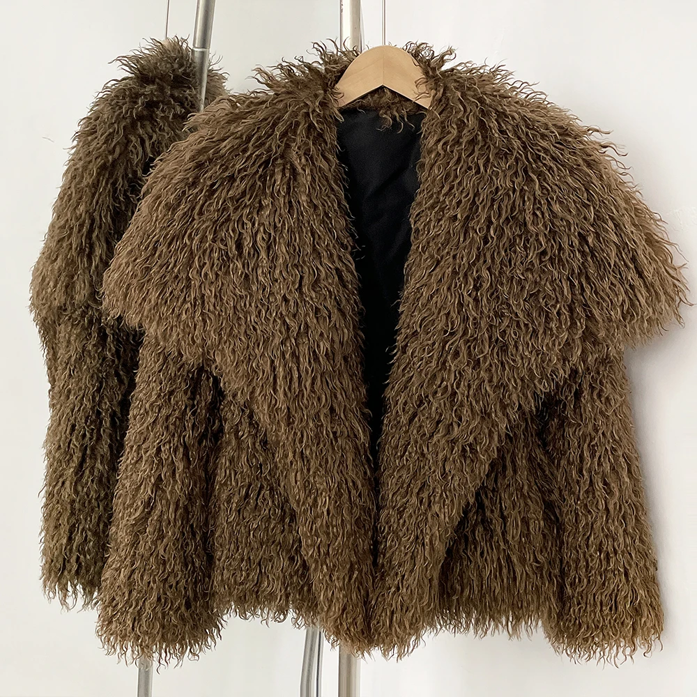 Mens Fashion Store - Manteau de fourrure manteaux de fausse