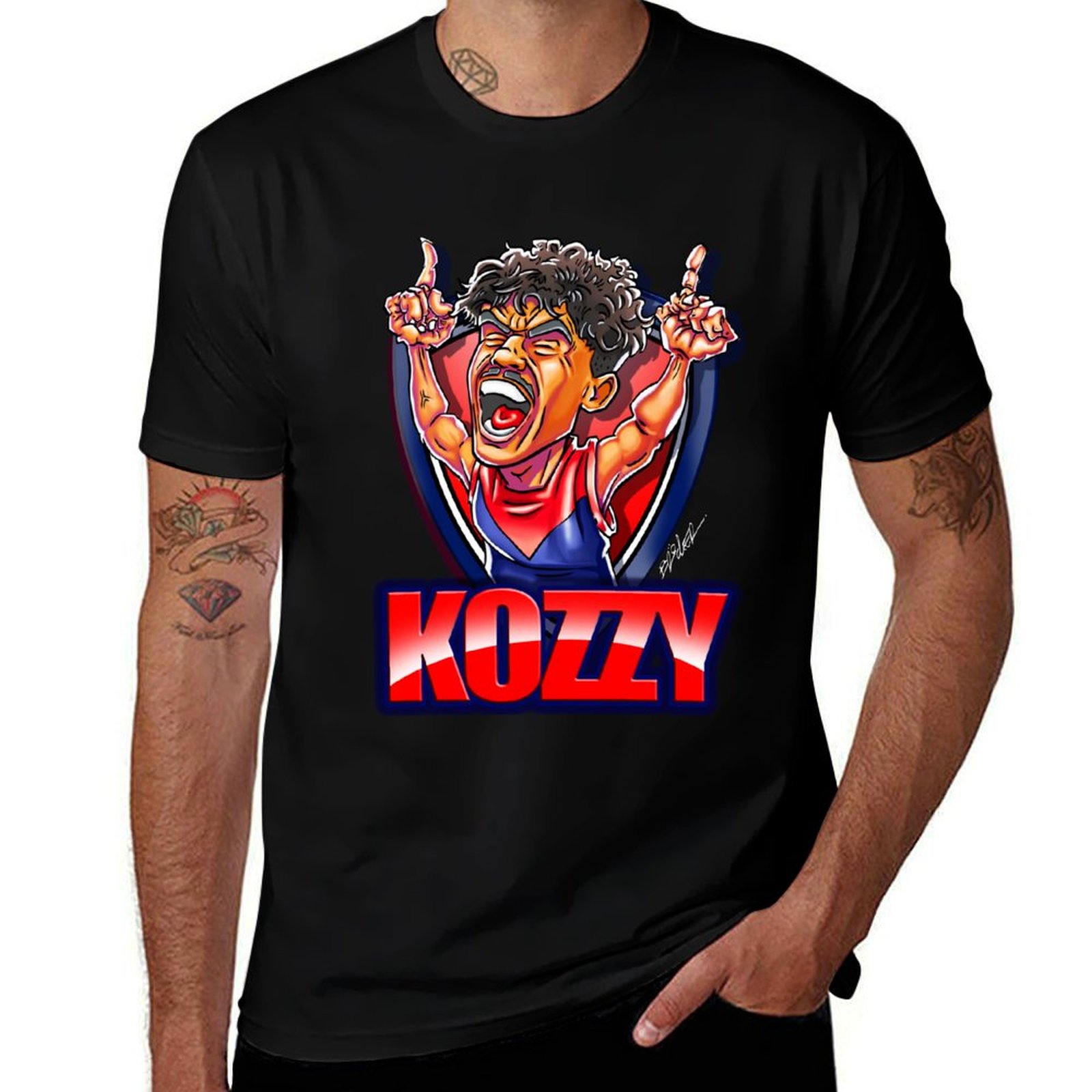 Mens Fashion Melbourne - Kozzy Pickett design-melbourne démons AFL T-Shirt