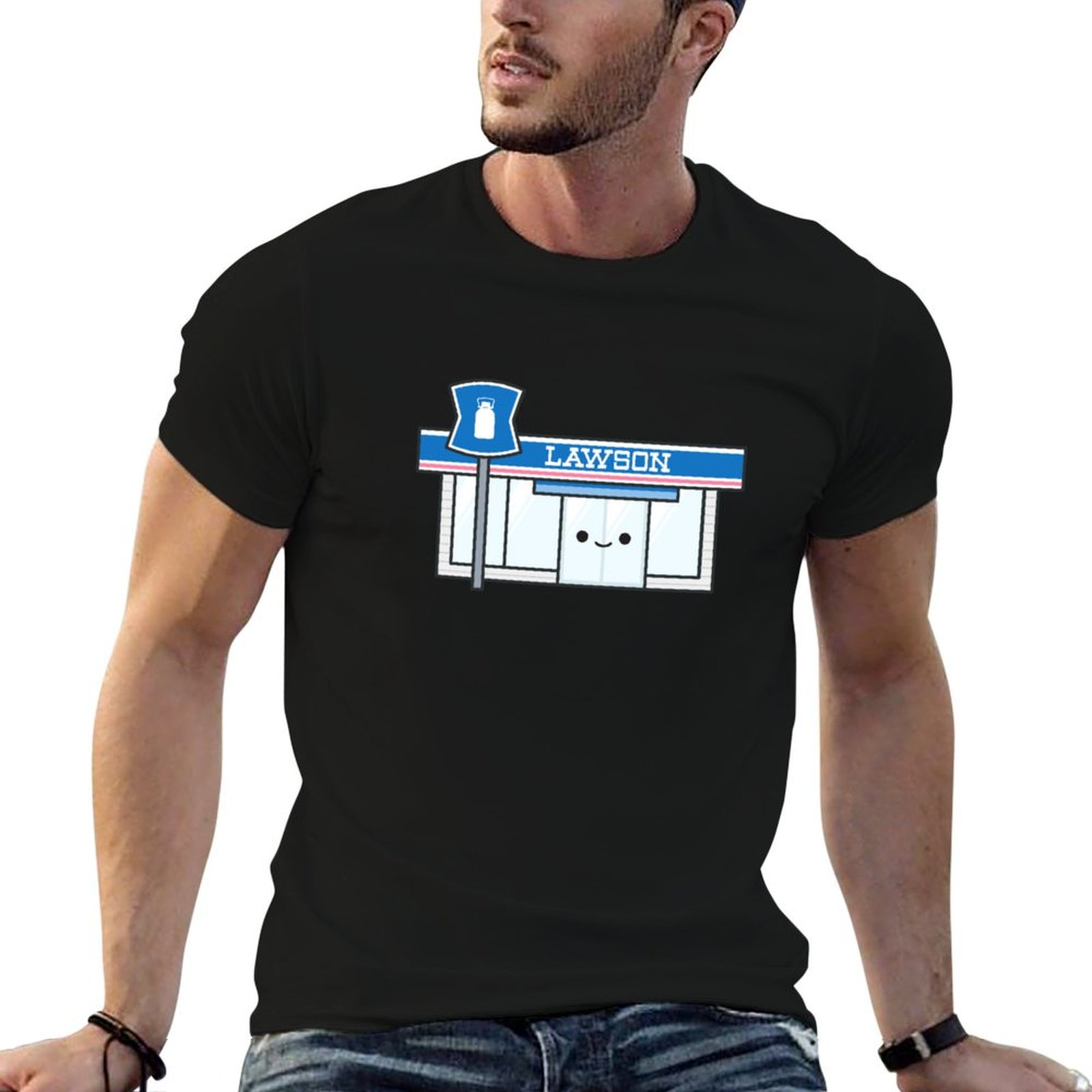 Mens Fashion Store - Lawson - T-shirt japonais Konbini (Convenience