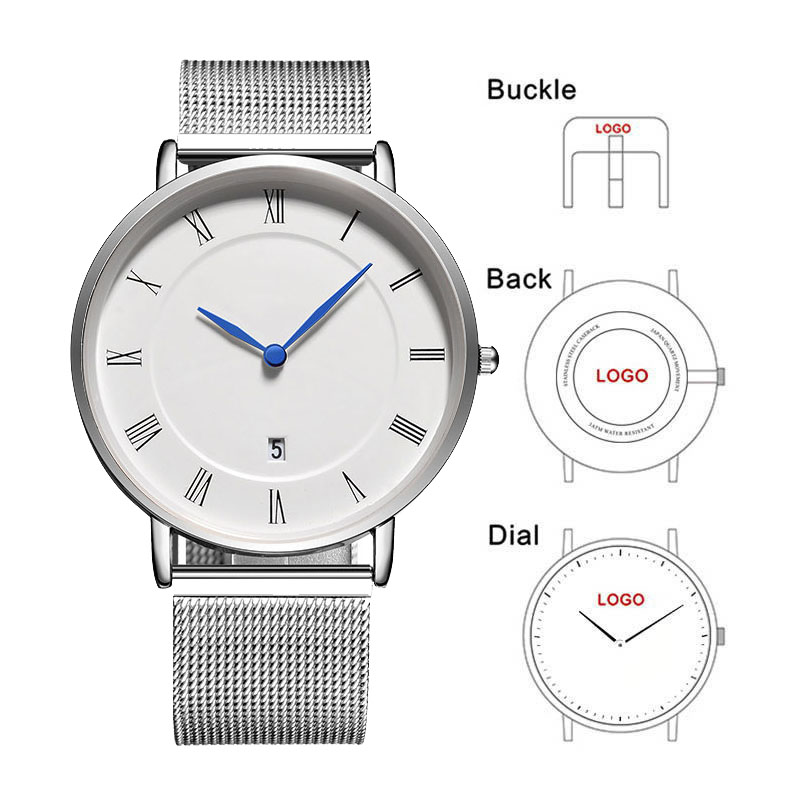 Men'S Fashion Names - Montre classique simple pour homme en
