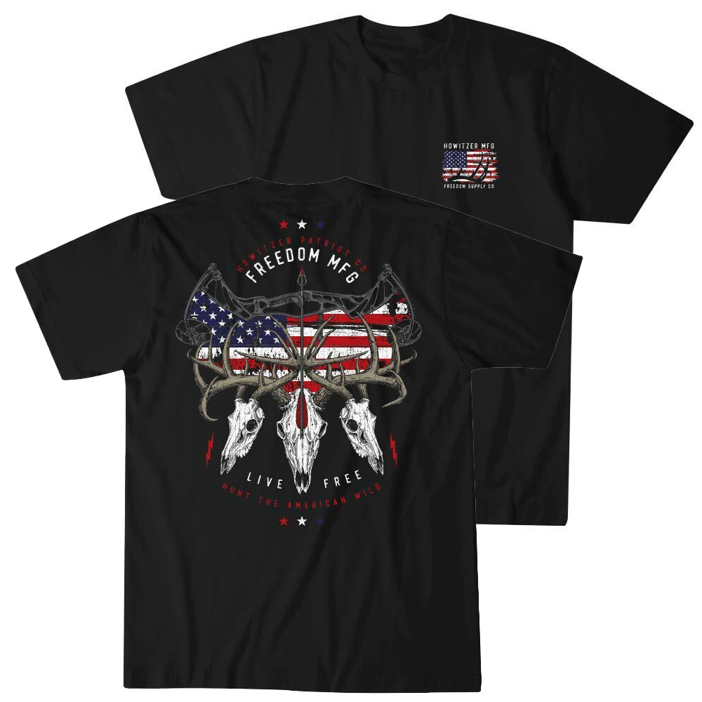 Military Shirt Men - American Hunter Freedom cochon dose Military