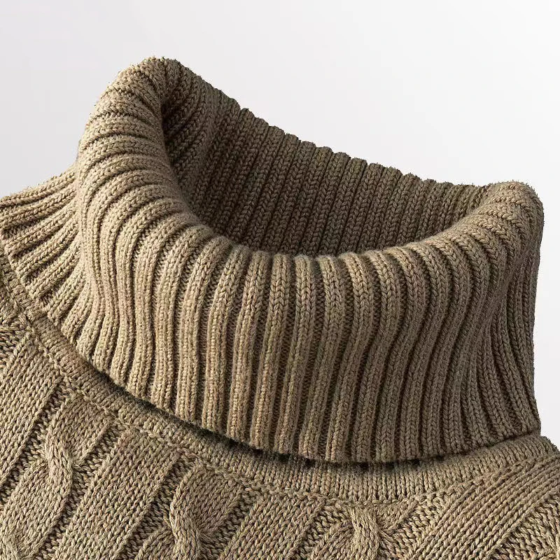 Turtleneck Sweater Men - Nouveau Pull à col roulé décontracté