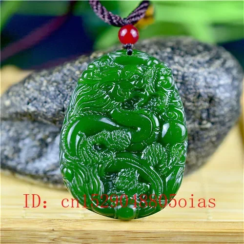 Men'S Fashion Necklaces - Collier pendentif dragon chinois pour hommes