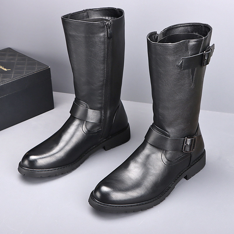 Fashion Men'S Boots - Bottes de moto hautes de style