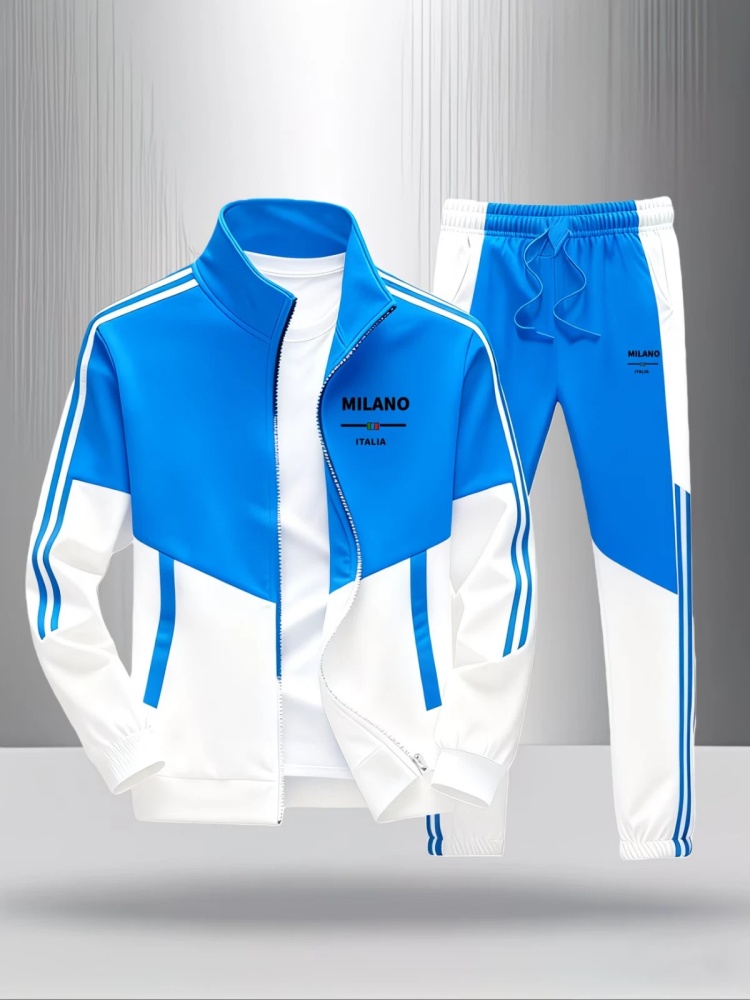 Jacket Mens Fashion - Ensemble de survêtement 2 pièces pour