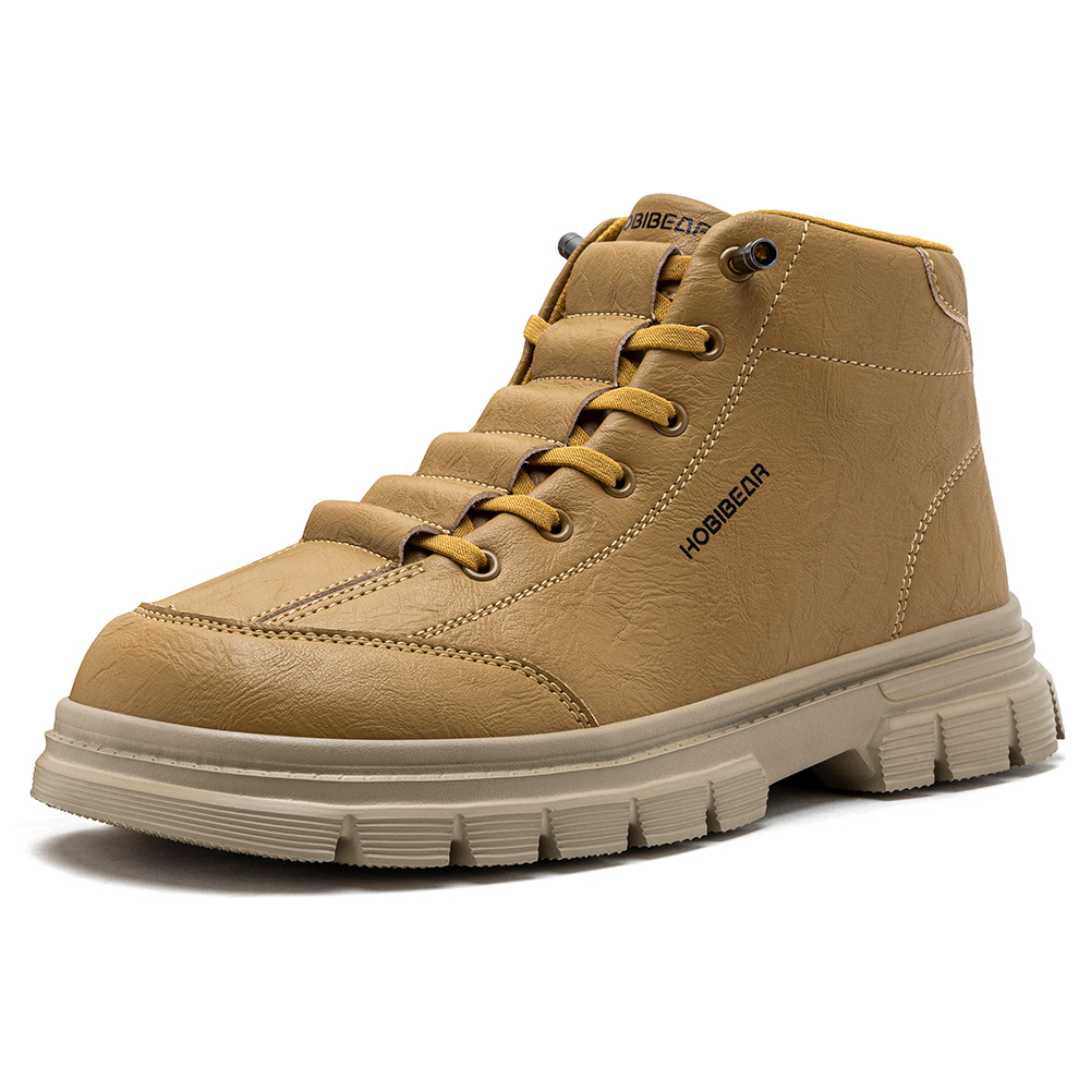 Fashion Men'S Boots - HOBIBEAR Bottines à bout large pour