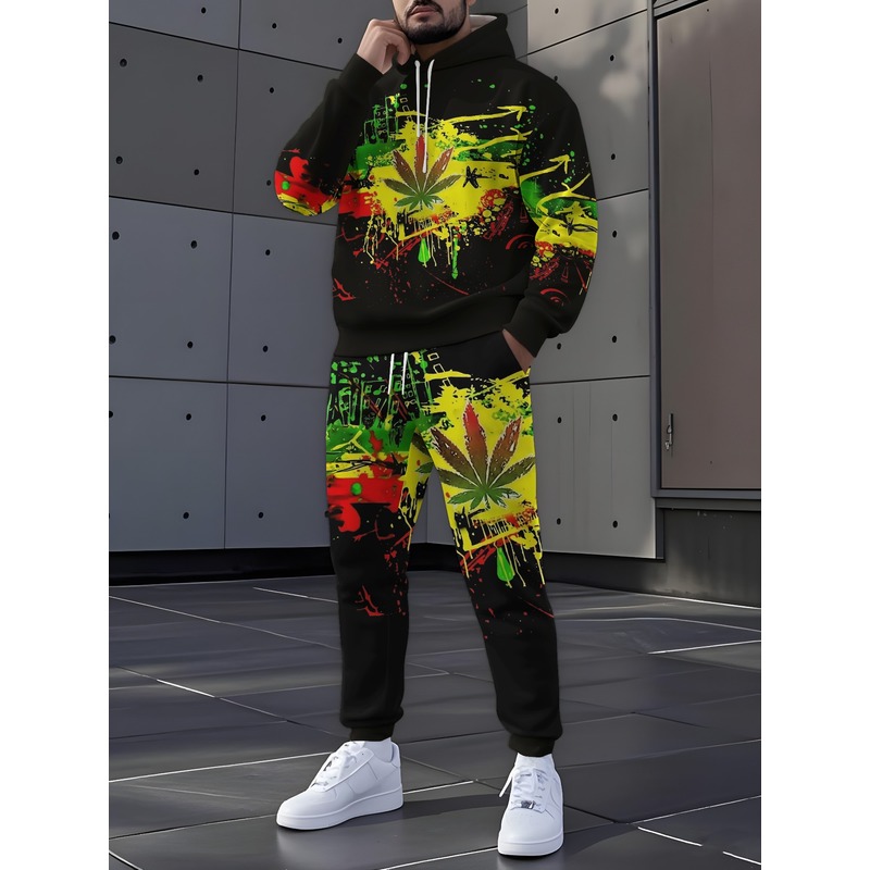 Men'S Fashion Loose Pants - Ensemble deux pièces pour homme :