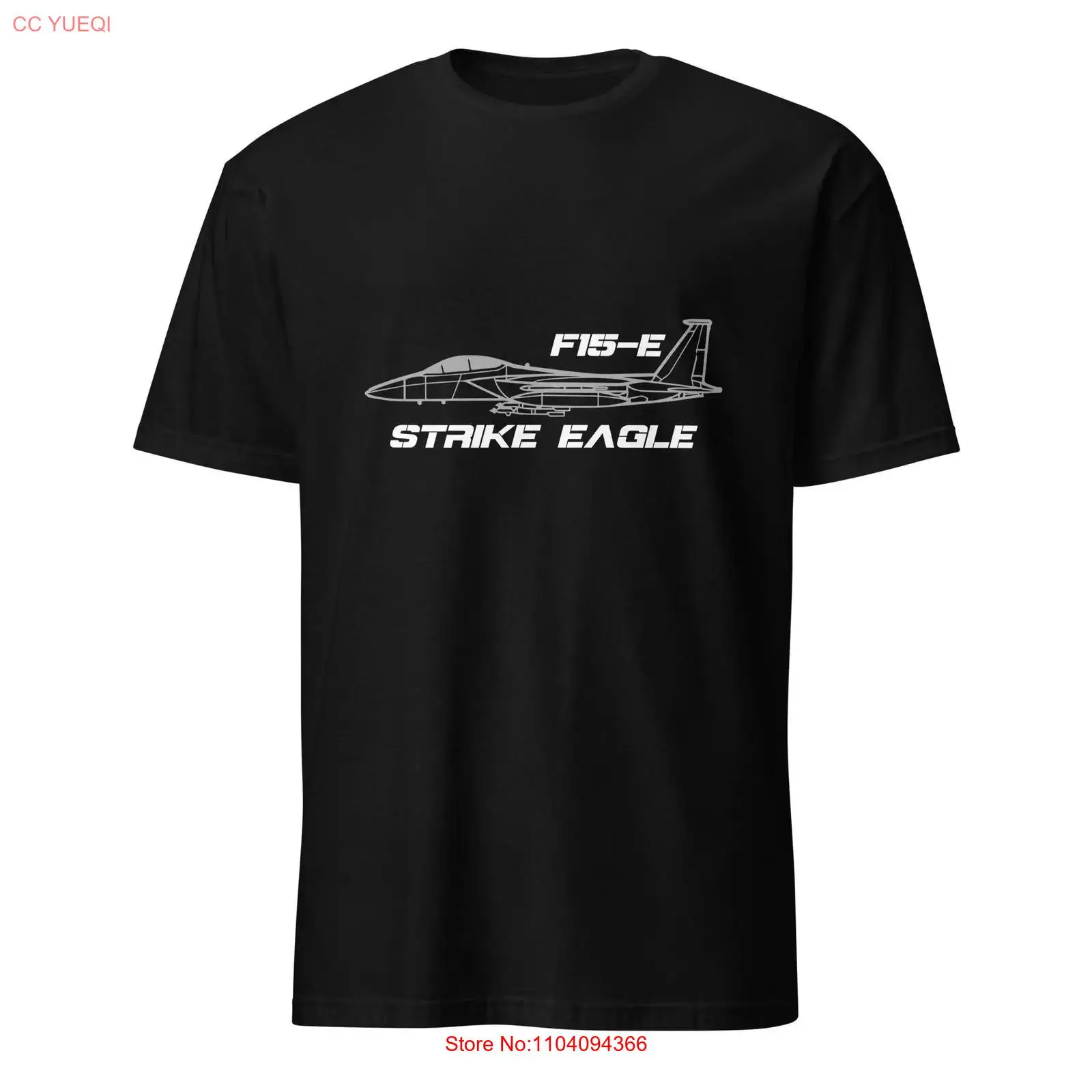 Military Shirt Men - T-shirt F 15E Strike Eagle, avion