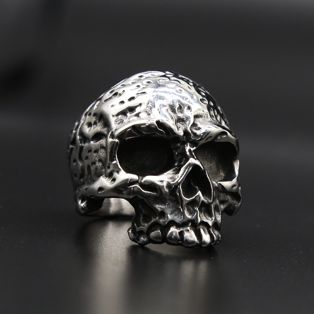 Mens Fashion Store - Bague gothique en acier inoxydable 316L
