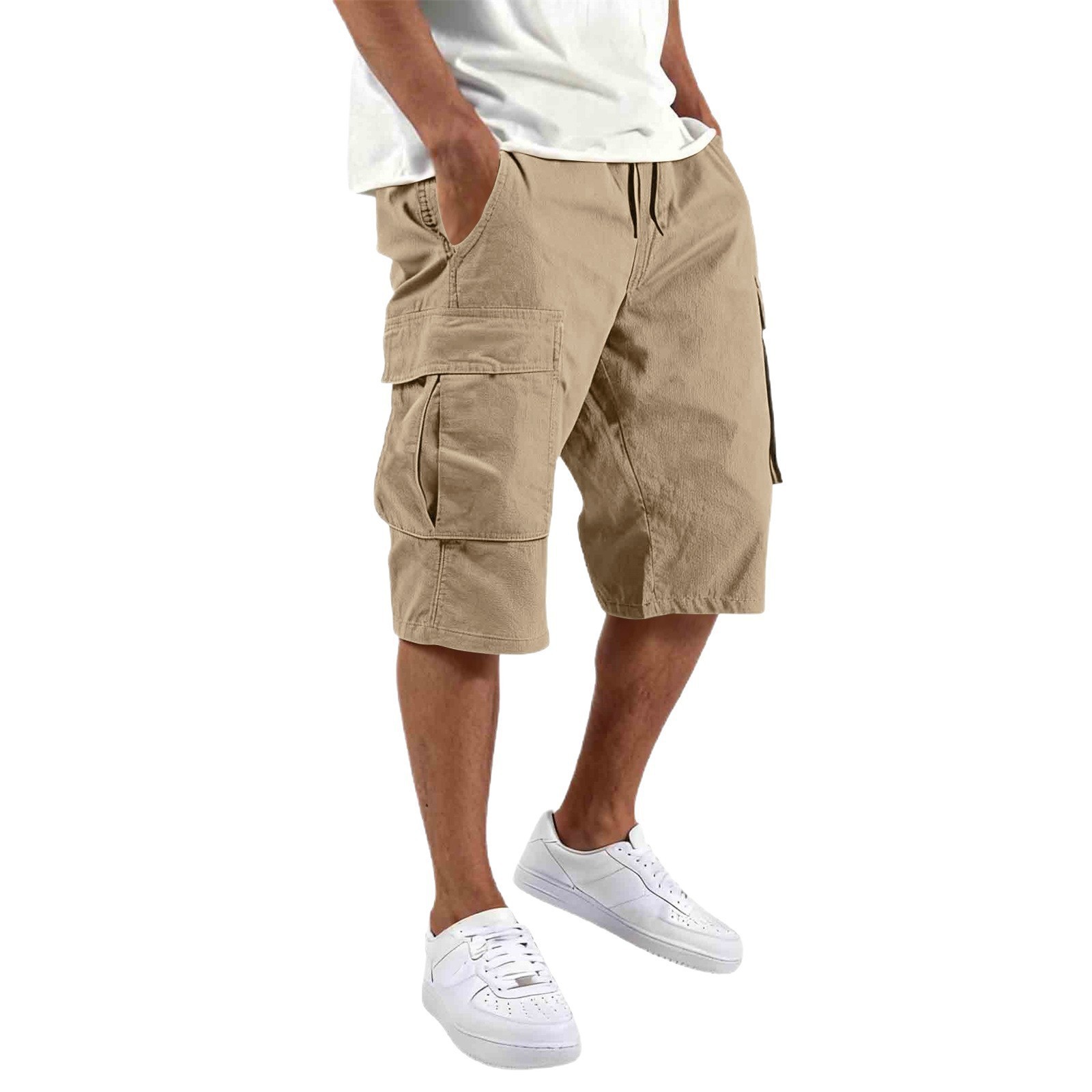 Men'S Fashion Loose Pants - Shorts Cargo Décontractés Homme Été 2026