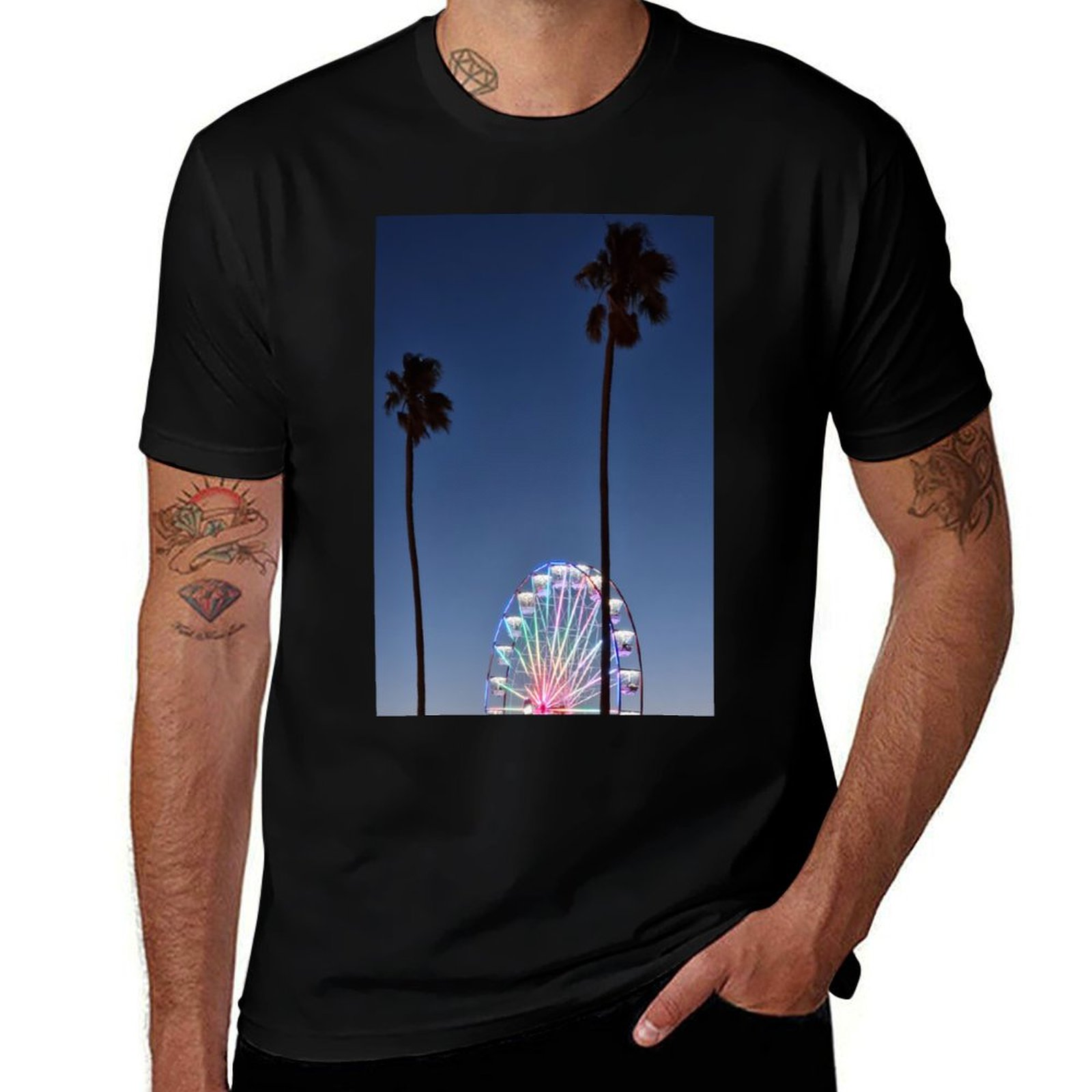 Mens Fashion Melbourne - Grande roue au coucher du soleil