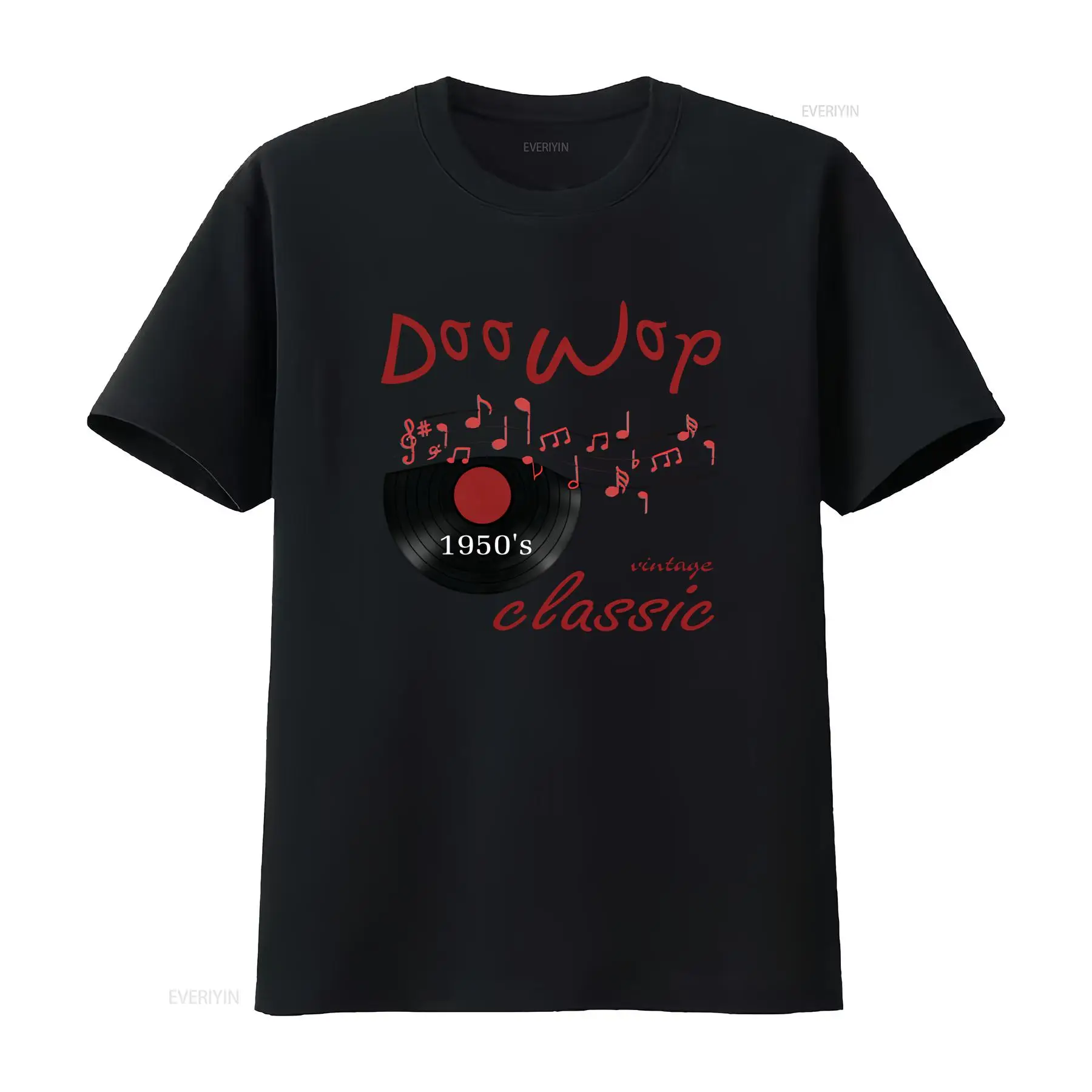 1950S Fashion Men'S - T-shirt vintage Doo Wop années 1950,