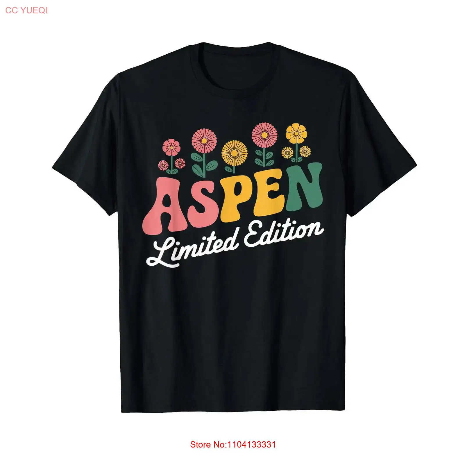 Men'S Fashion Names - T-shirt vintage Aspen édition limitée personnalisé