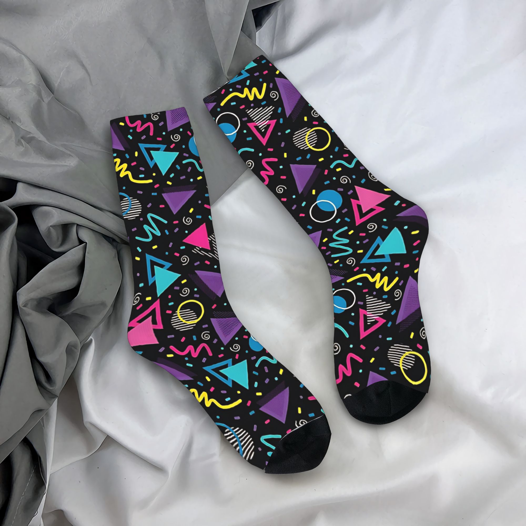 Men'S Fashion Youtube - Chaussettes rétro néon S Sprinkle, chaussettes
