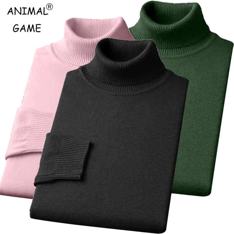 Pull à col roulé tricoté de ha - Turtleneck Sweater Men avis et prix