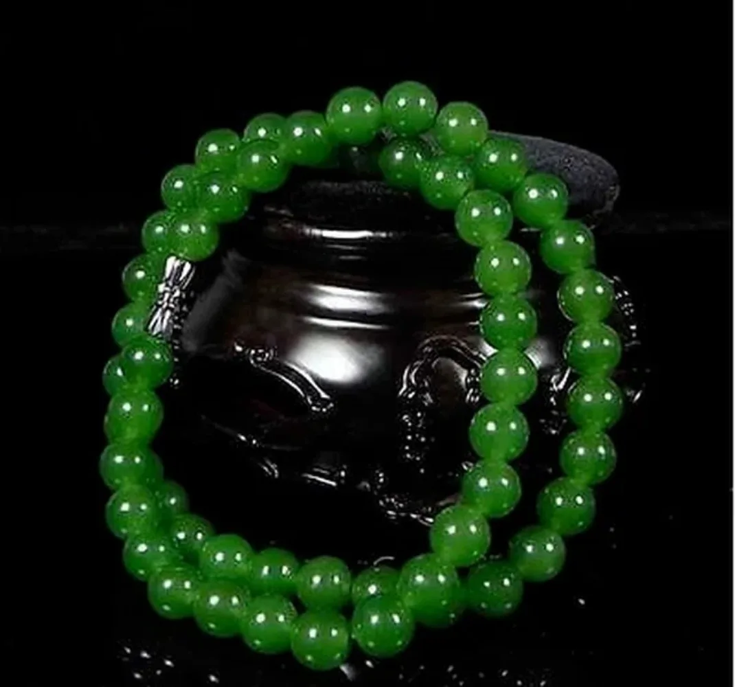 Collier de perles vertes natur - Men'S Fashion Necklaces avis et prix