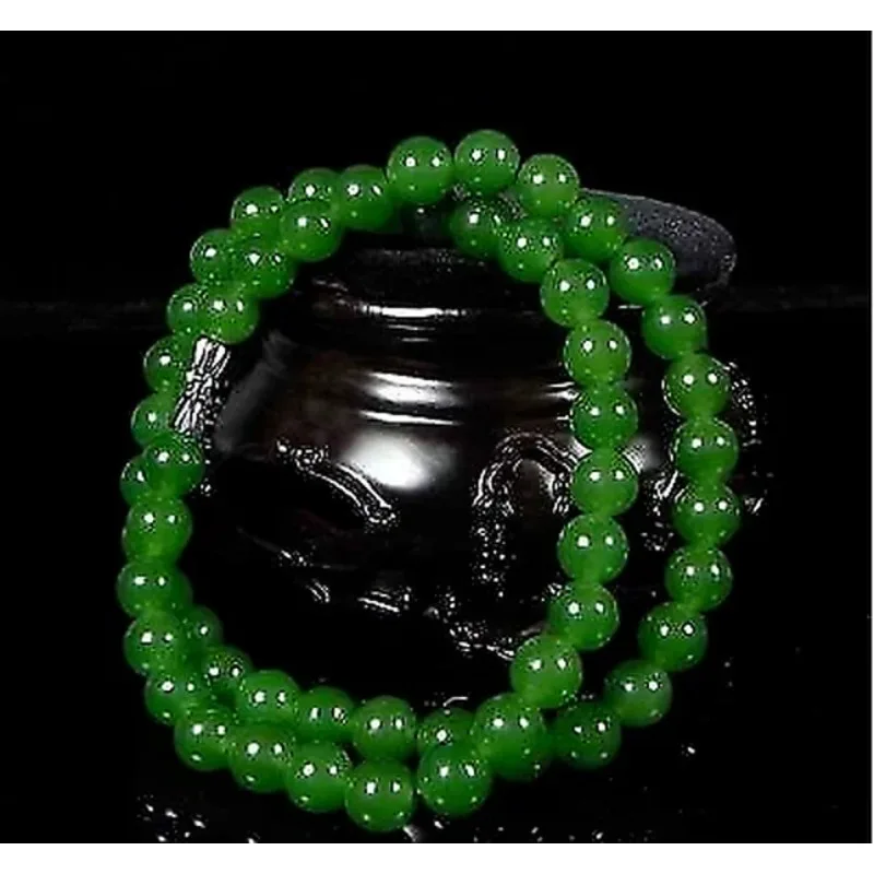 Collier de perles vertes natur - Men'S Fashion Necklaces avis et prix