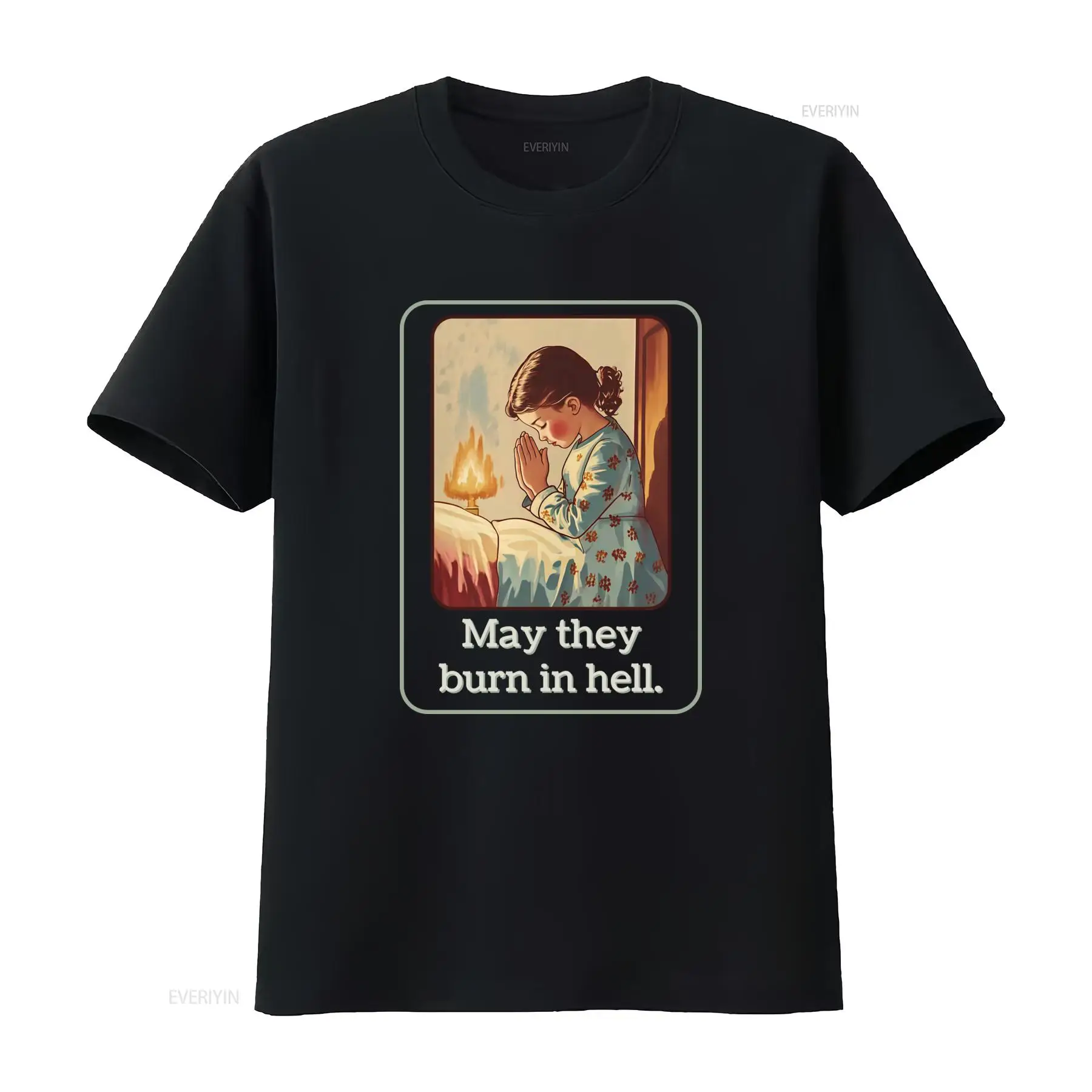 T-shirt « May They Burn In Hel - 1950S Fashion Men'S avis et prix