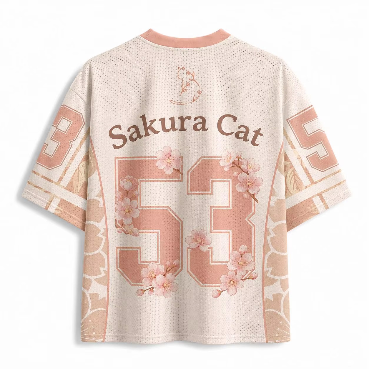 T-shirt Sakura Tree Cat 2026 N - Men'S Fashion V Neck T Shirts avis et prix