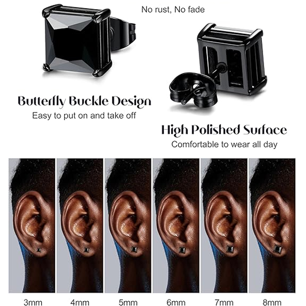 JKC Store 1 paires de boucles  - Mens Fashion Store avis et prix