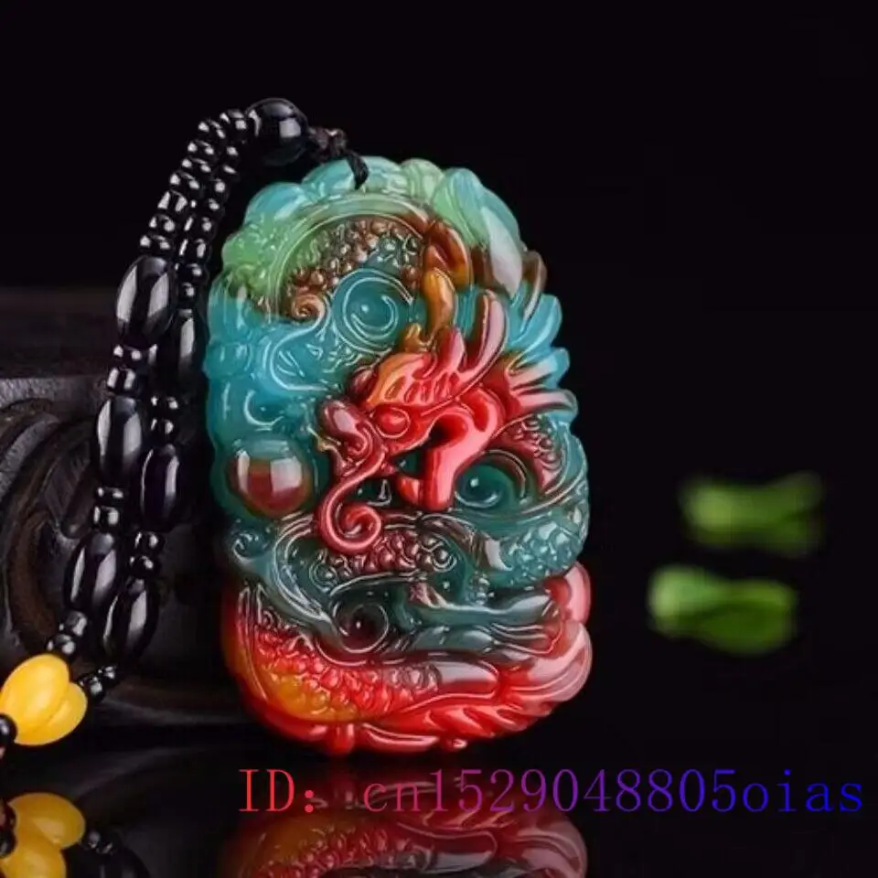 Véritable Jade Dragon pendenti - Men'S Fashion Necklaces avis et prix
