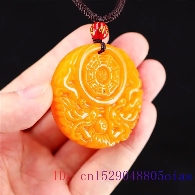 Pendentif Dragon Jade jaune po - Men'S Fashion Necklaces avis et prix