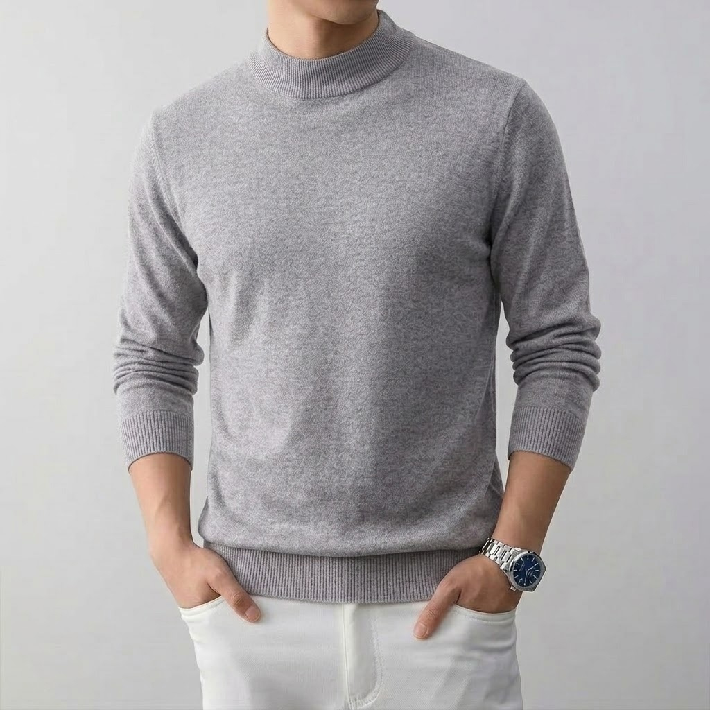 Pull-over en maille à col roul - Turtleneck Sweater Men avis et prix