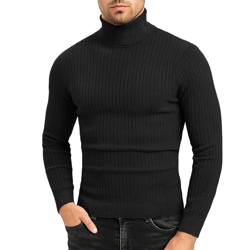 Automne hommes chandails col r - Turtleneck Sweater Men avis et prix
