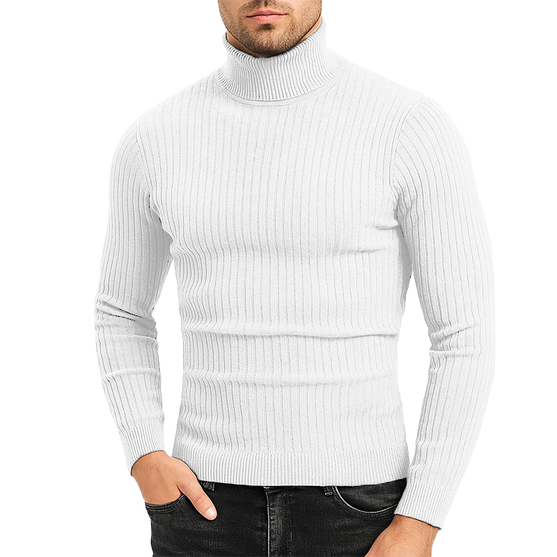 Automne hommes chandails col r - Turtleneck Sweater Men avis et prix
