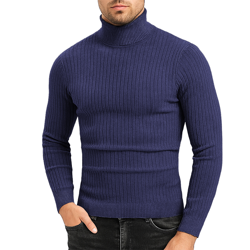 Automne hommes chandails col r - Turtleneck Sweater Men avis et prix