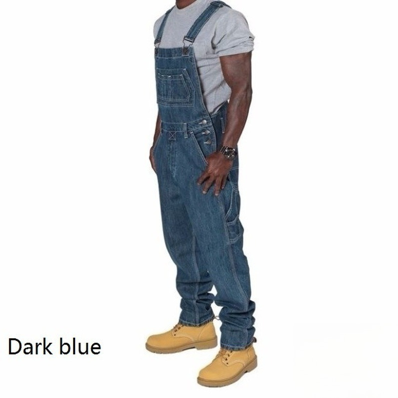 Salopette en jean déchiré pour - Men'S Fashion Loose Pants avis et prix