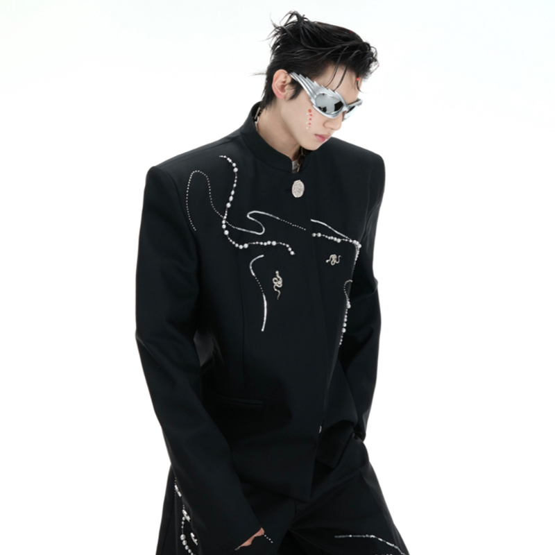Blazer et pantalon décontracté - Men'S Fashion Loose Pants avis et prix