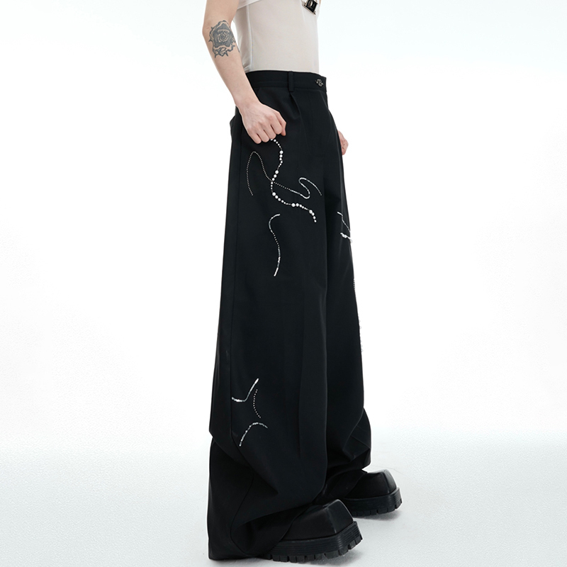 Blazer et pantalon décontracté - Men'S Fashion Loose Pants avis et prix
