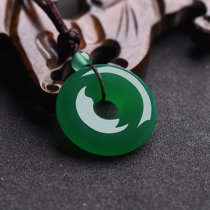 Pendentif beignet en Jade mult - Men'S Fashion Necklaces avis et prix