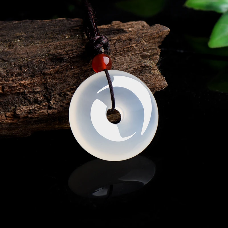 Pendentif beignet en Jade mult - Men'S Fashion Necklaces avis et prix