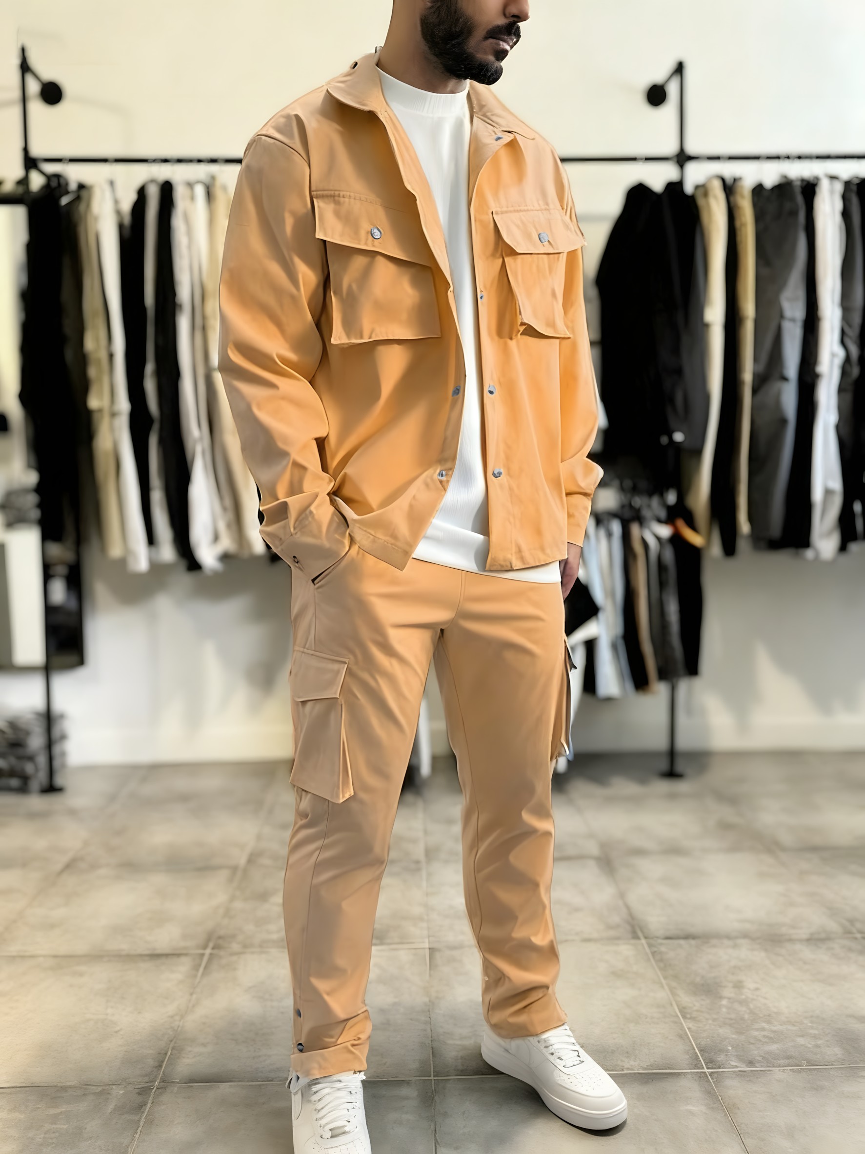 Ensemble veste et pantalon pou - Jacket Mens Fashion avis et prix