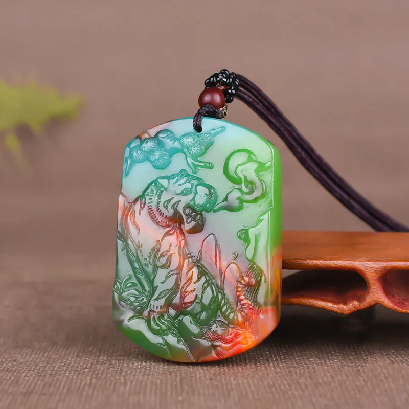 Collier pendentif tigre sculpt - Men'S Fashion Necklaces avis et prix