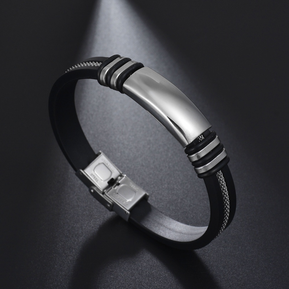 Bracelets en cuir et acier ino - Men'S Fashion Over The Years avis et prix