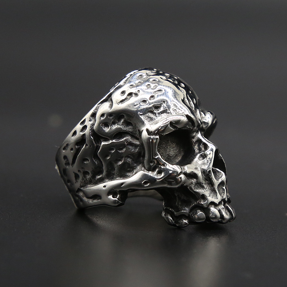 Bague gothique en acier inoxyd - Mens Fashion Store avis et prix