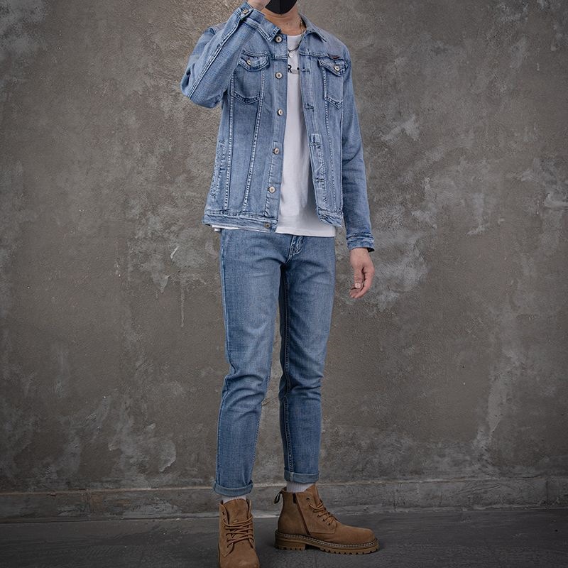 Ensemble de veste en jean déco - Men'S Fashion Loose Pants avis et prix