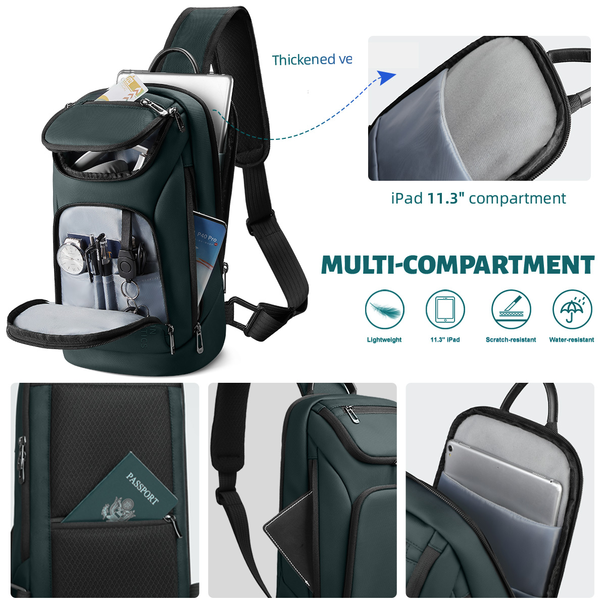 Heroic Knight Sac à main multi - Crossbody Bag Men avis et prix