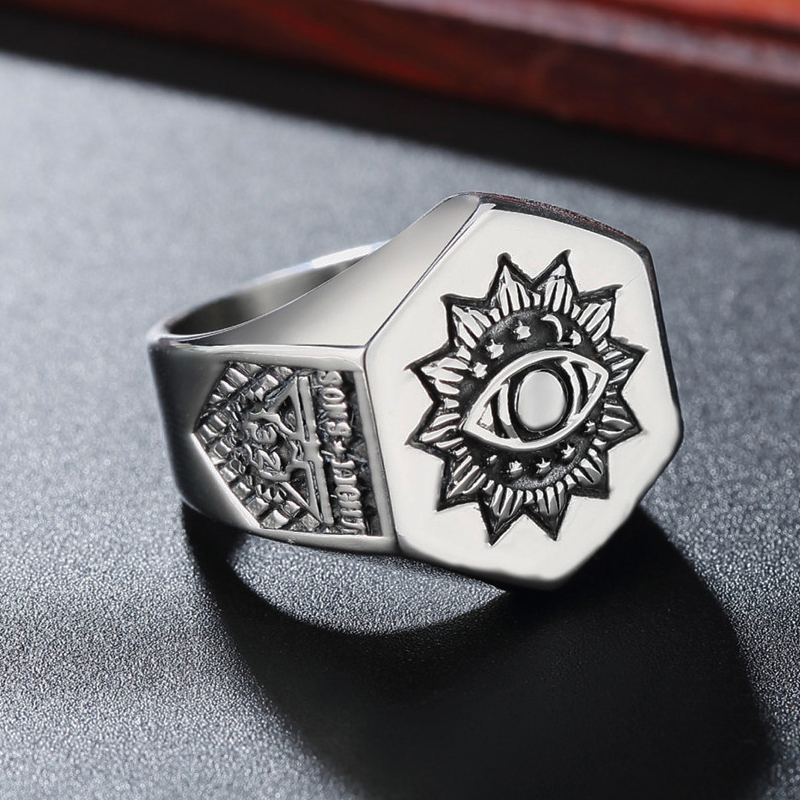 Bague de motard en acier inoxy - Mens Fashion Store avis et prix