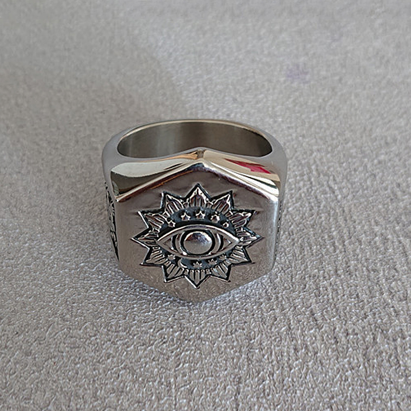 Bague de motard en acier inoxy - Mens Fashion Store avis et prix