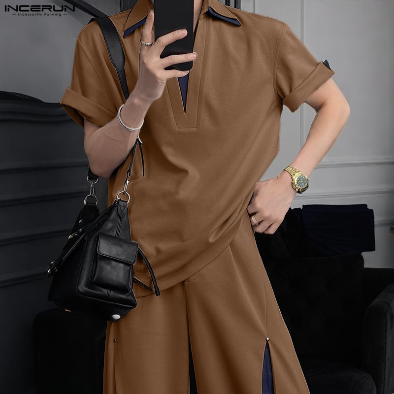 Ensembles Homme Chemise à Manc - Men'S Fashion Loose Pants avis et prix
