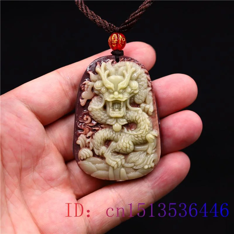 Robe violette Jade Dragon pend - Men'S Fashion Necklaces avis et prix