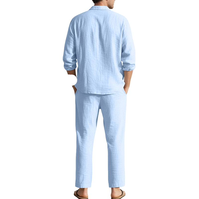 Ensembles décontractés en lin  - Men'S Fashion Loose Pants avis et prix